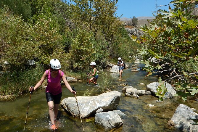 Private River Trekking and Gorge Walking Adventure in Crete - Walking Along the Stream Bed to Preveli Beach