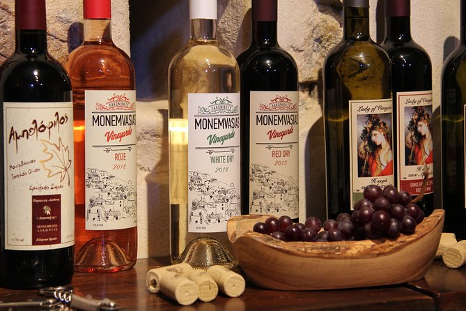 Private Tour in Historic Estate in Monemvasia With Wine-Olive Oil Tasting & Meal - End Point and Cancellation Policy