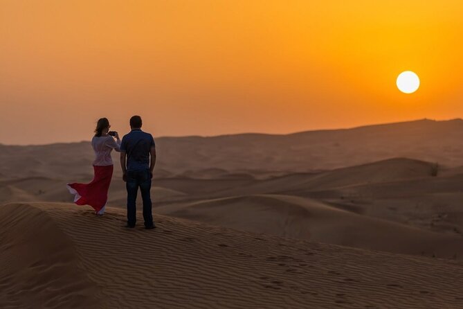 Red Sand Morning Desert Safari With Quad Bike, Sand Boarding & Camel Ride - Dune Bashing in the Lahbab Desert