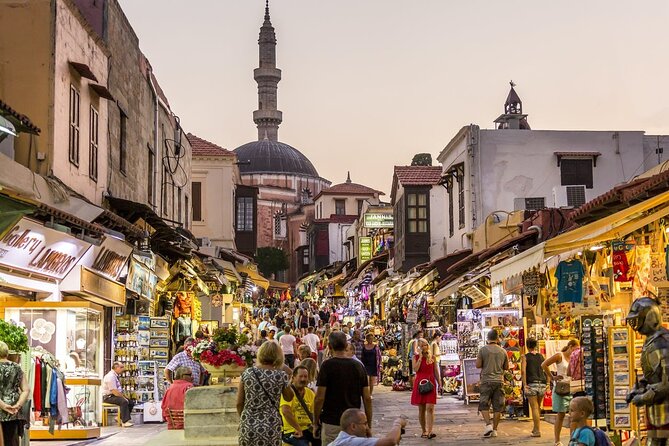 Rhodes Town by Night With Bay Cruise and Dinner - Minimum Traveler Requirement