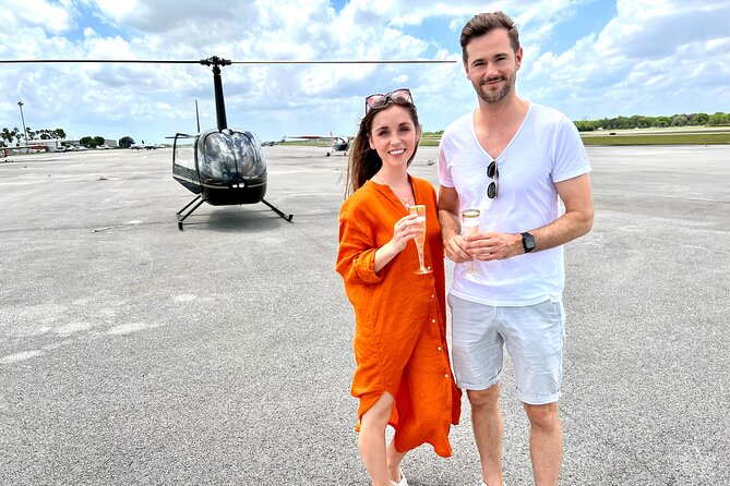 Romantic Private Helicopter Tour With Champagne - Miami & South Beach - Departure Information