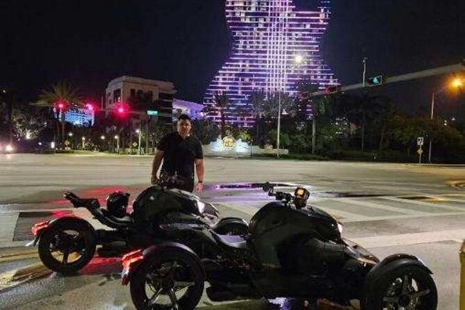 Ryker Night Tour From Hard Rock Casino to Las Olas Ft. Lauderdale - Meeting and Pickup