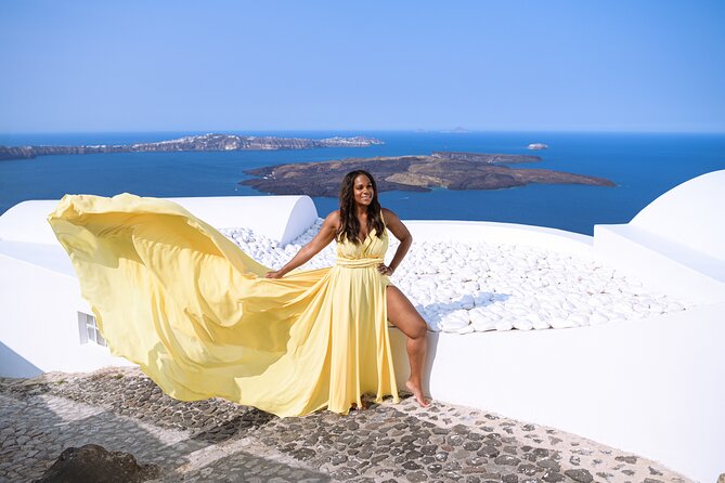 Santorini Flying Dress Photo Session Experience - Common Questions