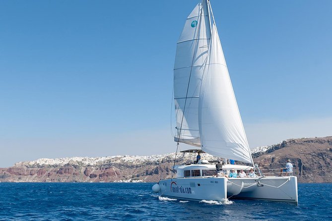 Santorini Small-Group Catamaran Sailing Trip(Bbq,Drinks, Transfer) - Tour Overview
