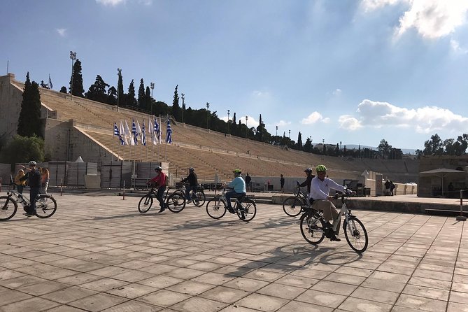 Shore Excursion to Athens Monuments With Street Food by Electric Bike - Electric Bike Ride