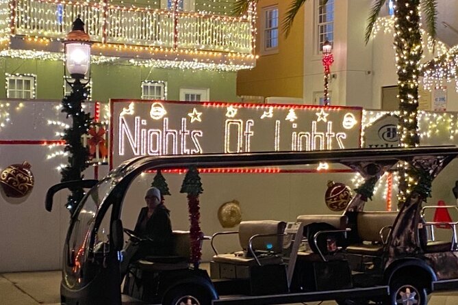 St. Augustine Night of Lights by Electric Cart - Inclusions of the Electric Cart Ride