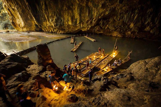Tham Lod Cave & Pre-Historical Tomb & Bamboo Bridge - Bamboo Bridge: A Serene Path to Tranquility