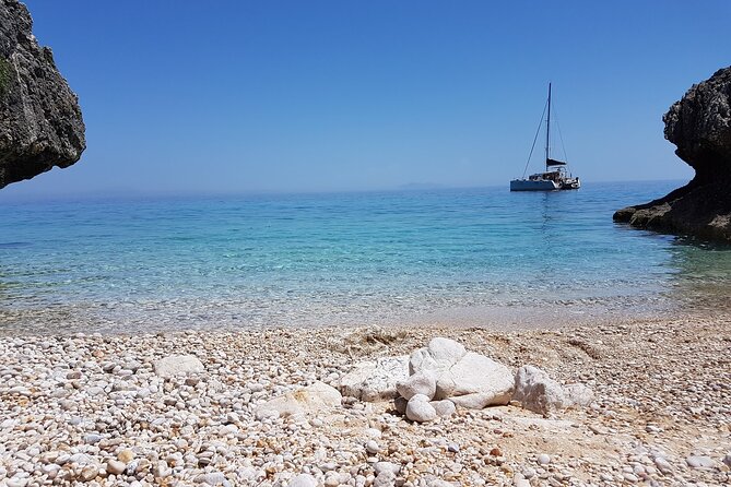 Zante Cruise to Blue Caves & Navagio Photo Stop With Bus Transfer - Blue Caves Exploration