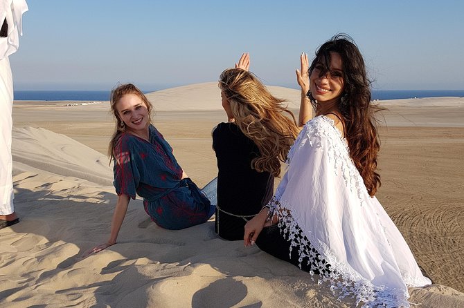 4 Hour Desert Safari, Camel Ride & Inland Sea Beach