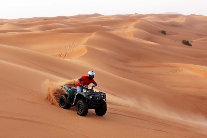 4-Hour Morning Desert Safari With Camel Ride and Sandboarding From Abu Dhabi