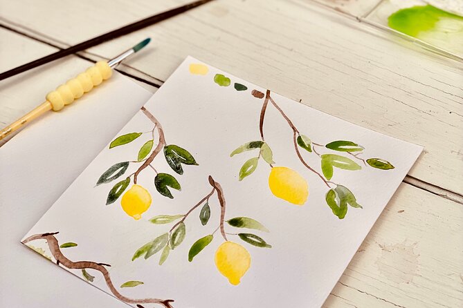 1 Hour Watercolor Workshop in Parikias Traditional Town - What to Expect in the Workshop