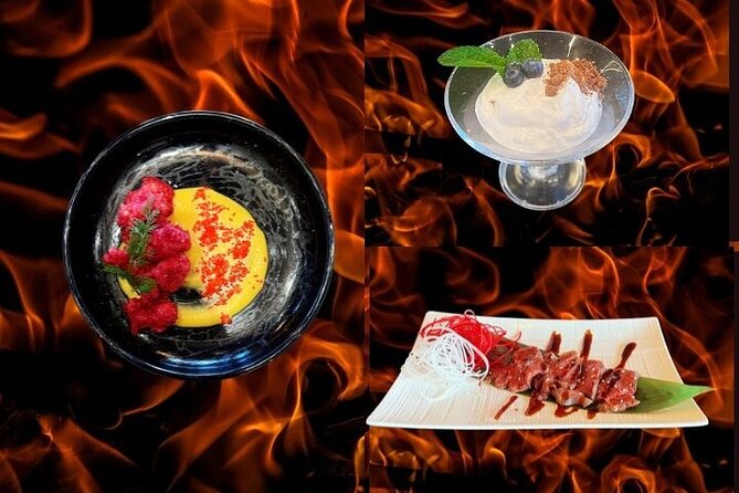7 Courses Teppanyaki Tasting Menu With Fire Show - Fiery Culinary Spectacle