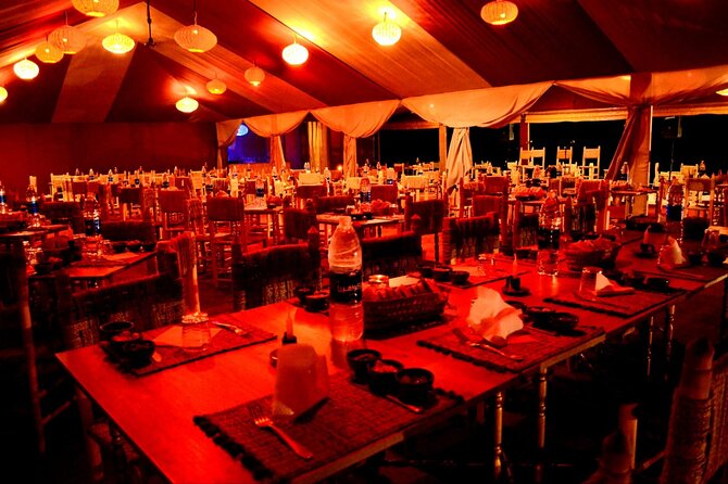 Agafay Desert , Camel Ride , Sunset & Dinner Show - Palm Groves and Jbilets Mountains