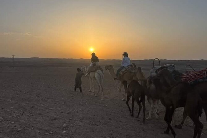 AGAFAY DESERT: Dinner, Camel Ride, Berber Camp , Sunset - Weather Policy: Ensuring the Best Experience