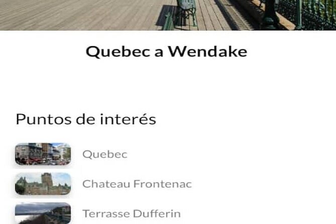 APP Self-Guided Tours Quebec With Audioguide - Accessing Information and Support for APP Tours
