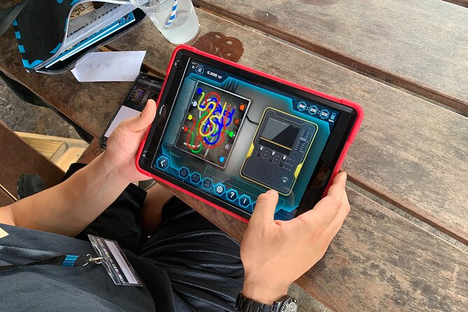 Augmented Reality Secret Agent Treasure Hunt in St Thomas - Discover Buried Treasure on the Beach