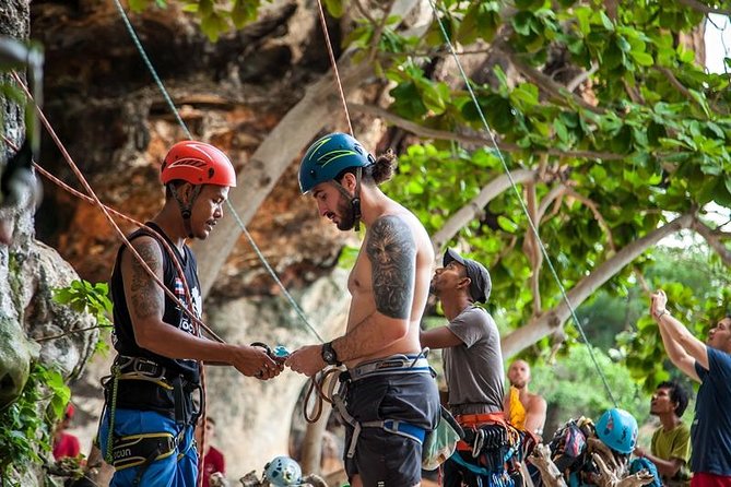 Beginners Full Day Rock Climbing and Caving Tours at Railay Beach in Krabi - Meeting Point and End Point Details