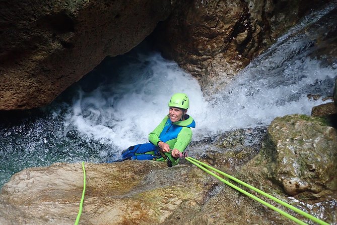 Canyoning "Summerrain" - Fullday Canyoning Tour Also for Beginner - End Point and Meeting Point