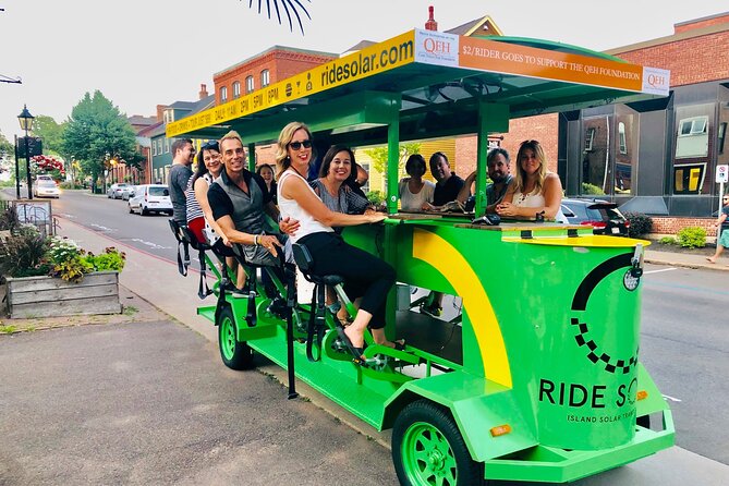 Charlottetown Pedal Pub Crawl Along the Waterfront on a Solar-Powered Pedal Bus! - Experience Highlights