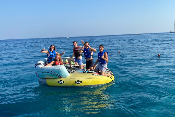 Crazy Sofa 15-Minutes Riding in Traganou Beach - End Point