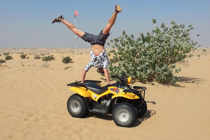 Dubai Desert Morning Tour in 4WD Vehicle: Camel Ride, Quad Bike Tour, Sandboarding, and Camel Farm - Important Information and Cancellation Policy