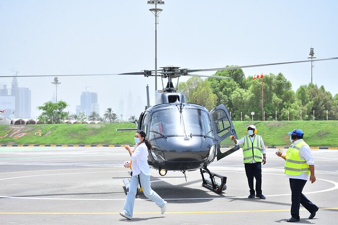 Dubai Helicopter Tour With Both Way Private Transfers - Meeting and Pickup