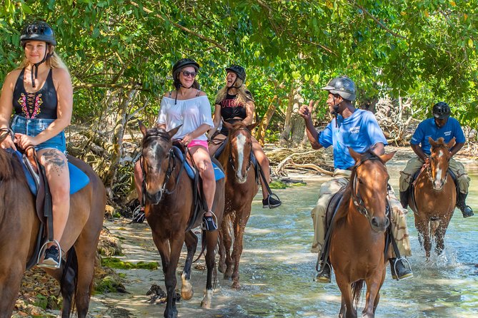 Dunns River Falls Climb Plus Ziplines, ATV, Horse Ride & Swim From Montego Bay - Tour Overview