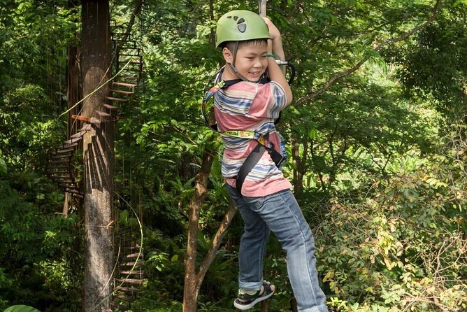 Flying Hanuman Ziplines 42 Platform With Transfer Round Trips - Booking Information and Product Code