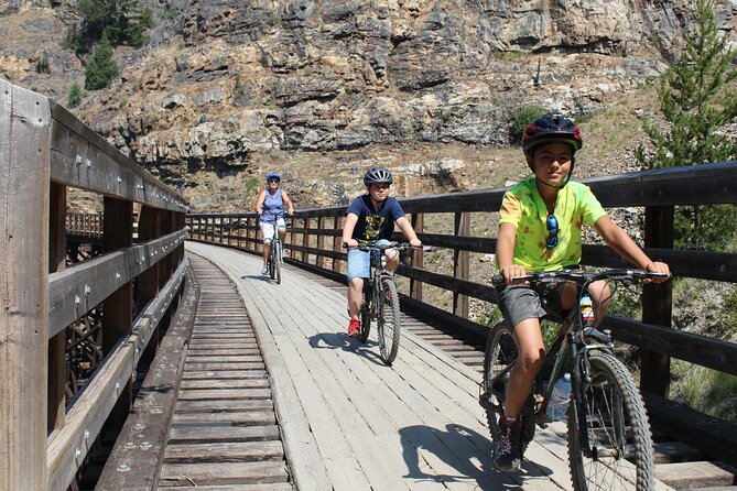 Guided Bike Tour on Historical Kettle Valley Railway at Myra Canyon & Wine Tour - Wine Tasting Experience