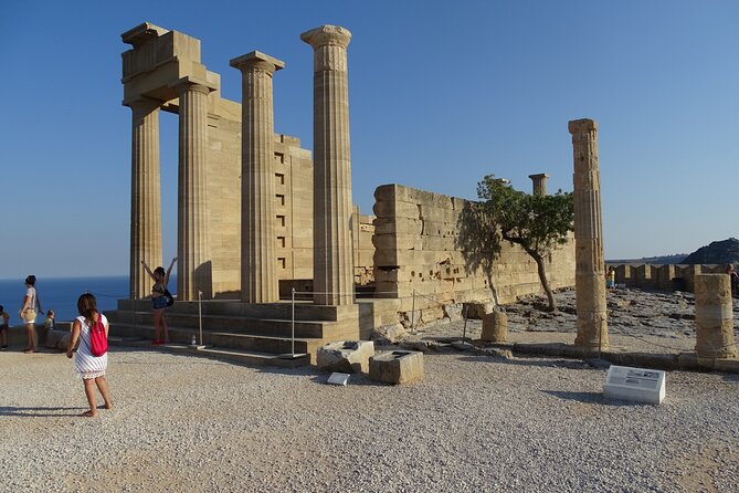 HIGHLIGHTS of RHODES & LINDOS LUNCH STOP - PRIVATE CAR up to 4 People - Ideal for Small Groups or Families