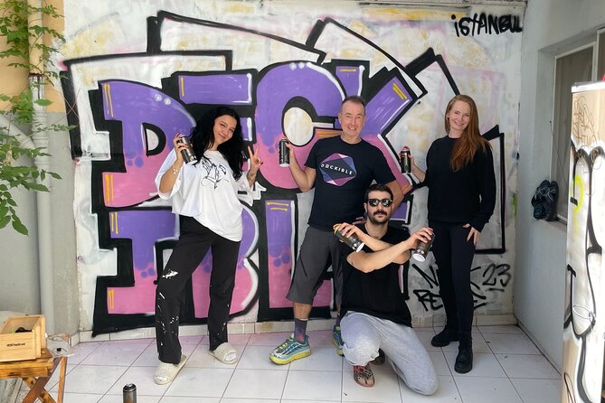 Istanbul Graffiti Art Workshop With Locals at Home Garden - Creating Your Own Artwork