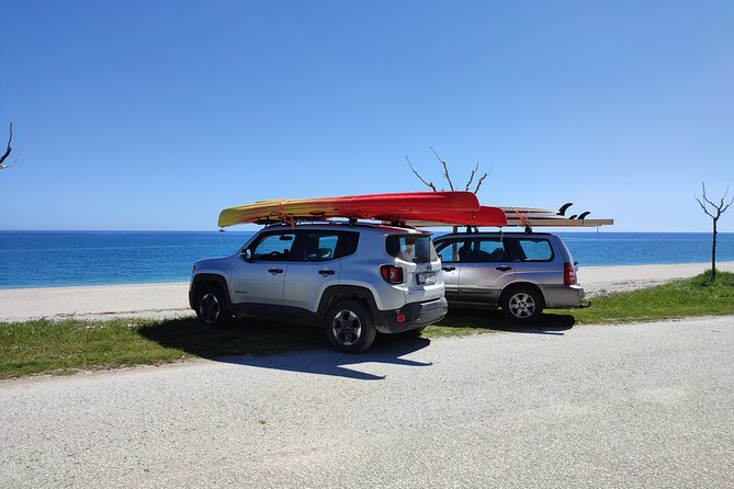 Kayaking Adventure Around Pelion Coastline - Enjoying Fresh Fruits and Bottled Water