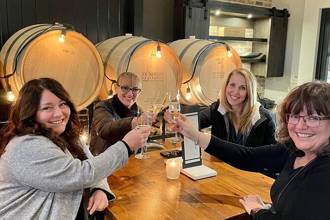 Kelowna Mystery Full Day Guided Wine Tour With 5 Wineries - Pricing and Booking Information