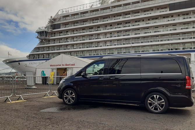 Lough Eske Castle Hotel Donegal to Glenlo Abbey Galway Chauffeur Car Service - Comfortable and Luxurious Air-Conditioned Vehicle