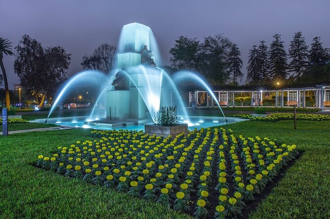 Magic Fountains Park & Bohemian Barranco at Night (Small Group) - The Magic Water Circuit