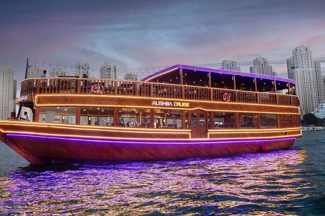 Marina Night Cruise With Dinner Buffet and Drinks in Dubai - Entry/Admission to Dubai
