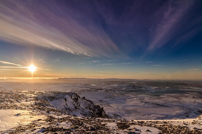 Mountain Helicopter Tour With Summit Landing From Reykjavik - Volcano Experience