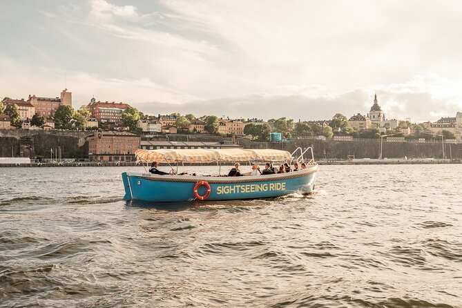 Open Electric Boat Ride in Stockholm - General Information