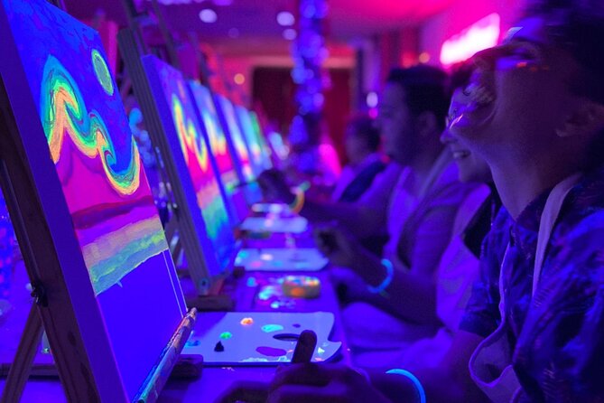 Paint a Neon Fluorescent Picture While Drinking Unlimited Wine - Cancellation Policy