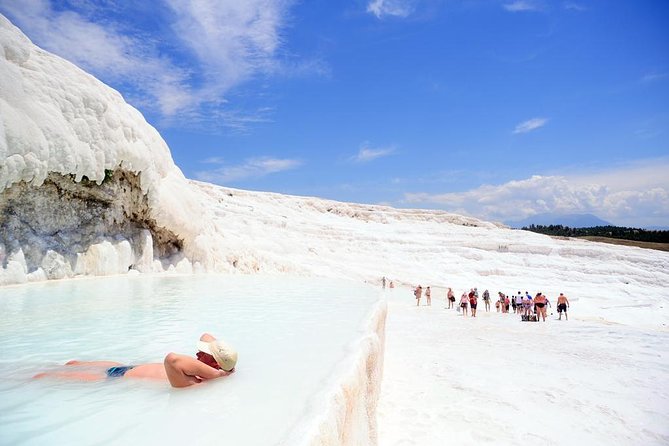 Pamukkale Hot Springs and Hierapolis Excursion From Bodrum - Soaking in the Hot Springs