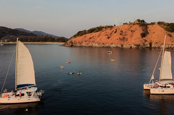 Private Catamaran Yacht to Maiton and Coral With Sunset Cruise - Sunset Cruise Experience