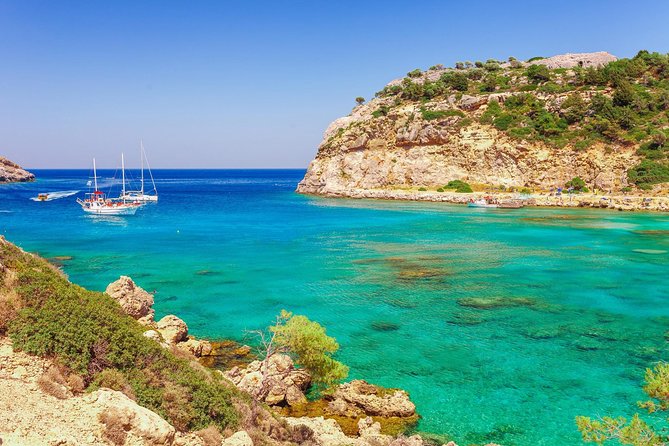 Private Day Sailtrip From Lindos or Kolymbia via Famous Beaches - Visit Vlycha Beach