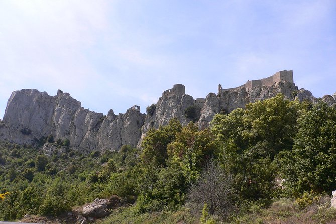 Private Day Tour to Cucugnan, Quéribus & Peyrepertuse Castles. From Carcassonne. - Hiking Through Dramatic Landscape