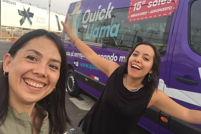 Quickllama: Transfer From Lima Airport to Miraflores Kennedy Park - Cancellation Policy
