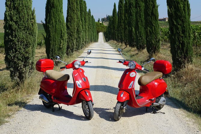 San Gimignano Vespa Tour - 1 Vespa for 2 People - Guided Tour to San Gimignano and Monteriggioni