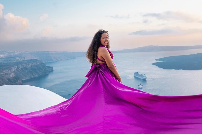 Santorini Flying Dress Photoshoot - Reviews and Testimonials