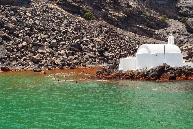Semi-Private Luxury Santorini Catamaran Cruise With BBQ on Board and Drinks - Pickup and Logistics