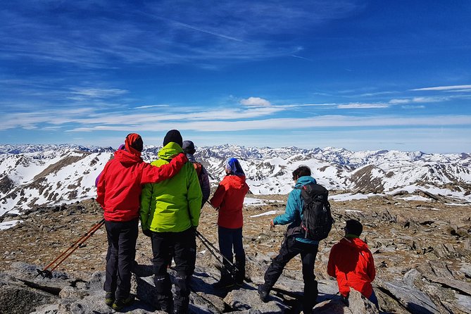 Snowshoeing & Snow Shelter Building Pyrenees - Building a Snow Shelter