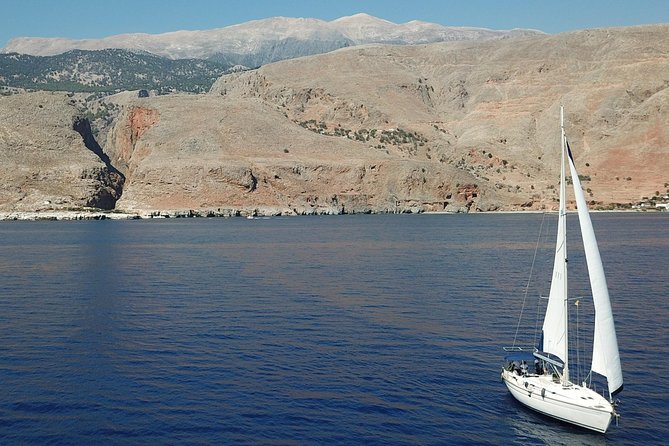 Southern Crete Private Sailboat Cruise With Lunch From Sfakia - Loutro Village and Sailing Experience