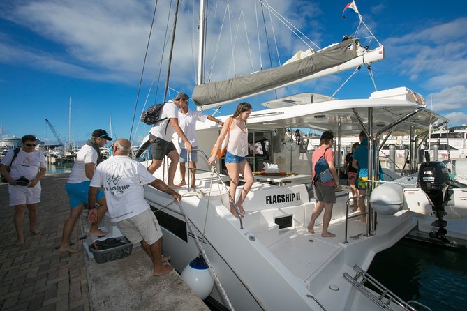 St Maarten Luxury Catamaran Full-Day Group Charter - Common Questions